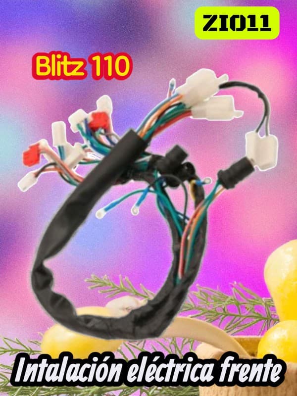 INSTALACION ELECTRICA FRENTE  BLITZ 110 (V8) NITRO