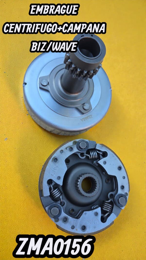 EMBRAGUE CENT + CAMPANA WAVE/ BIZ ZEMBA