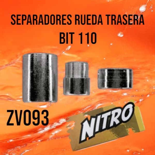 SEPARADORES RUEDA TRASERA ML BIT NITRO