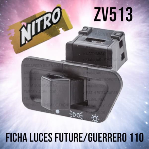 FICHA LUCES GILERA 110 FUTURE PACK X 5 $ X UNID NITRO
