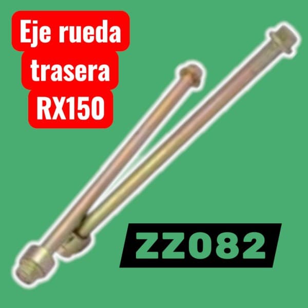 EJE RUEDA TRASERA ZN RX 150 (x5) NITRO
