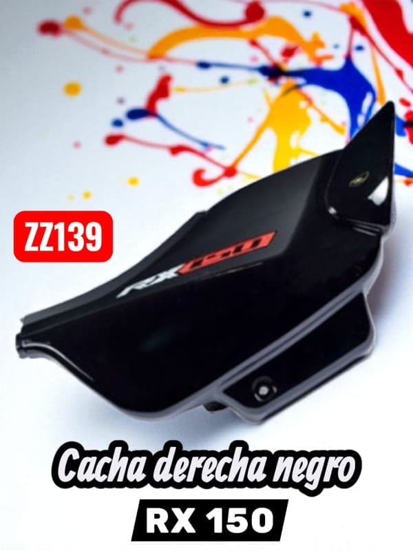 CACHA DERECHA NEGRO  RX 150 NITRO
