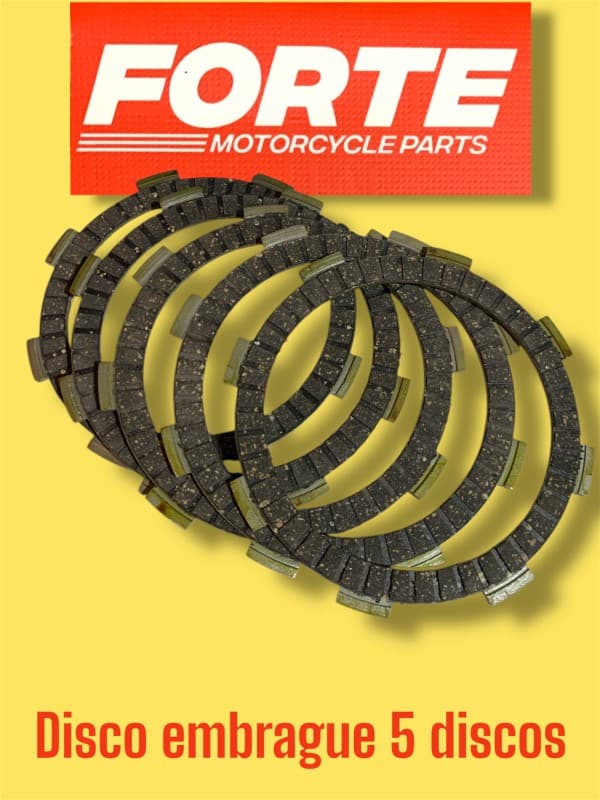 DISCOS EMBRAGUE RX150 TITAN 125/150 X5 FORTE