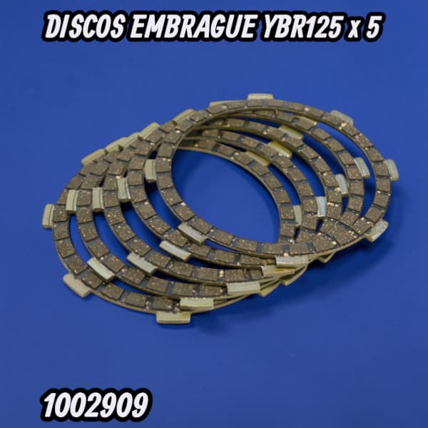 DISCOS EMBRAGUE YBR125 x 5 FORTE