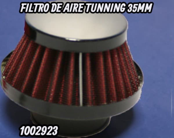 FILTRO DE AIRE TUNNING 35MM NEGRO - FORTE