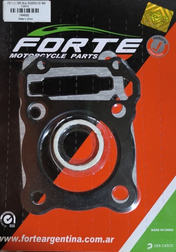 JUNTAS CILINDRO BAJAJ ROUSER 220 68 MM FORTE