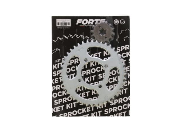 CORONA/PIÑON YBR 125(43T-14T) FORTE