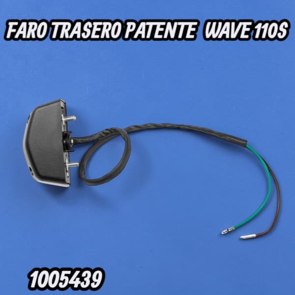 FARO TRASERO PATENTE WAVE 110S FORTE