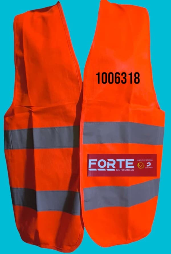 CHALECO REFLECTIVO NARANJA FLUO XXL (120grs) FORTE