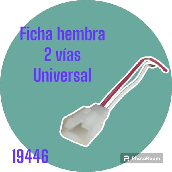 FICHA 2V FICHA HEMBRA UNIVERSAL
