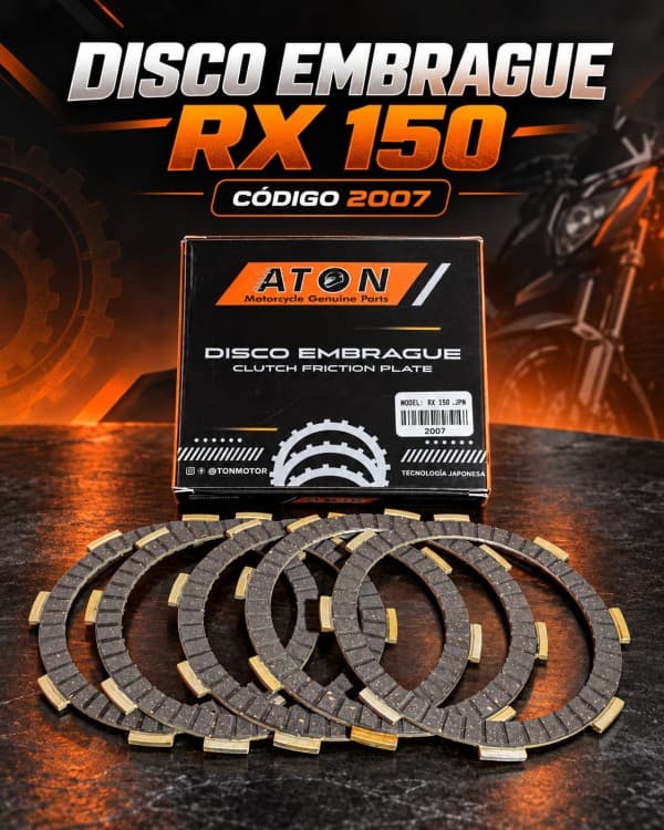 DISCO EMBRAGUE RX 150 ATON