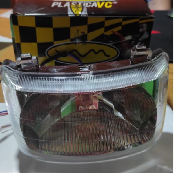 FAROL DELANTERO WAVE NF s/LAMP - PLASTICA VC