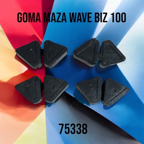GOMA MAZA WAVE BIZ 100 (4 PIEZAS) NACIONAL