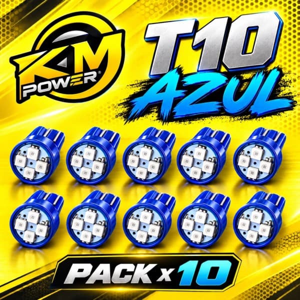 FOCO LED AZUL T10 KM POWER