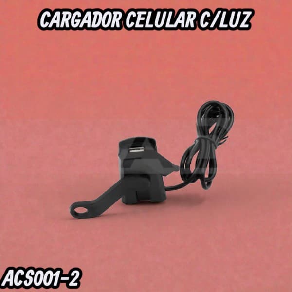 CARGADOR CELULAR C/LUZ HADA