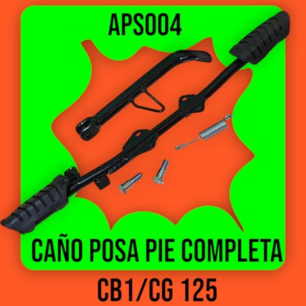 CAÑO POSA PIE CB1/CG 125 COMPLETA HADA