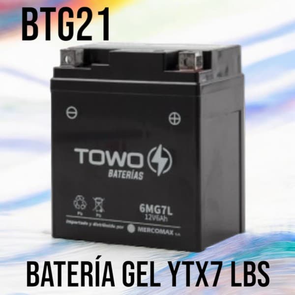BATERIA TOWO GEL 12V8AH YTX7 LBS