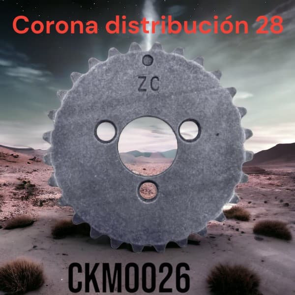 CORONA DISTRIBUCION Z28 110 3 AGUJEROS CKM