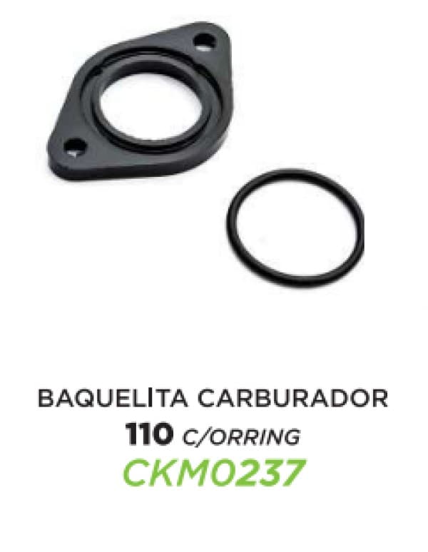 BAQUELITA CARBURADOR 110 CON ORING CKM