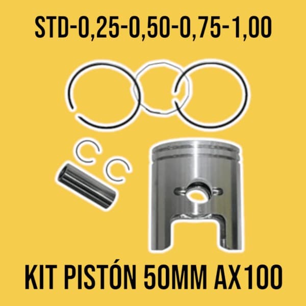 PISTON KIT 50MM AX 100 - 0,75 - CKM