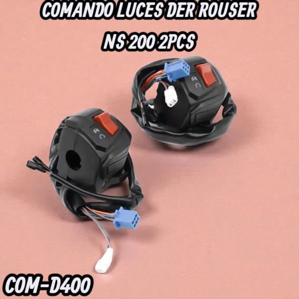COMANDO LUCES DER ROUSER NS 200 2PCS HADA