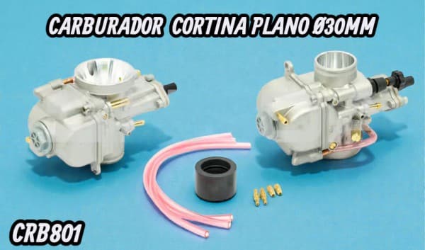 CARBURADOR CORTINA PLANO Ø30MM HADA