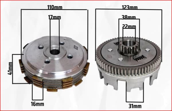 EMBRAGUE COMPLETO TITAN 150 FAR