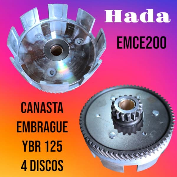CANASTA EMBRAGUE Y. YBR 125 4DISCO HADA