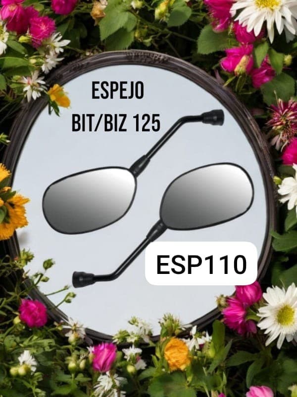 ESPEJO NEGRO 10 MM SMASH JGO KM POWER