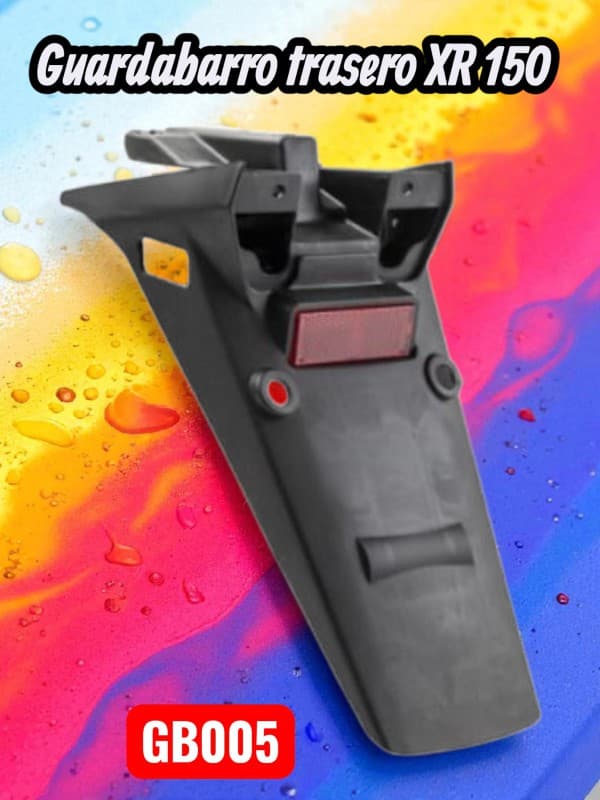 GUARDABARRO TRASERO NEGRO HD XR150 NITRO
