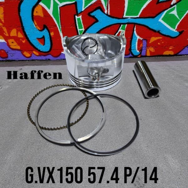 PISTON KIT VX 150 ø57.4 P15 +1.00 HAFFEN