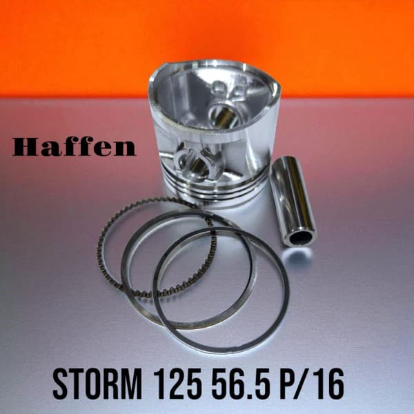 PISTON KIT STORM 125 56.5 P16 +1.25 HAFFEN