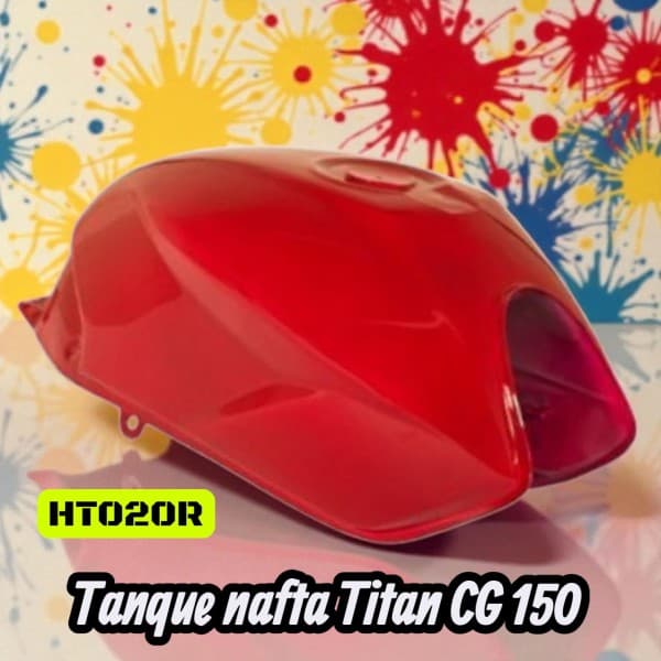 TANQUE NAFTA ROJO HD TITAN CG 150 NITRO