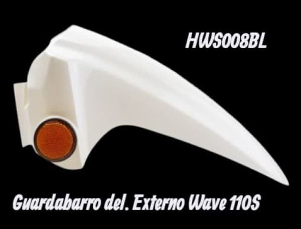 GUARDAB DELAN EXT BLANCO WAVE 110 S NITRO