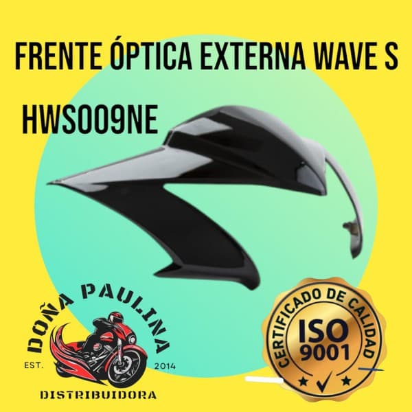 FRENTE OPTICA EXTERNA NEGRO HD WAVE 110 S NITRO
