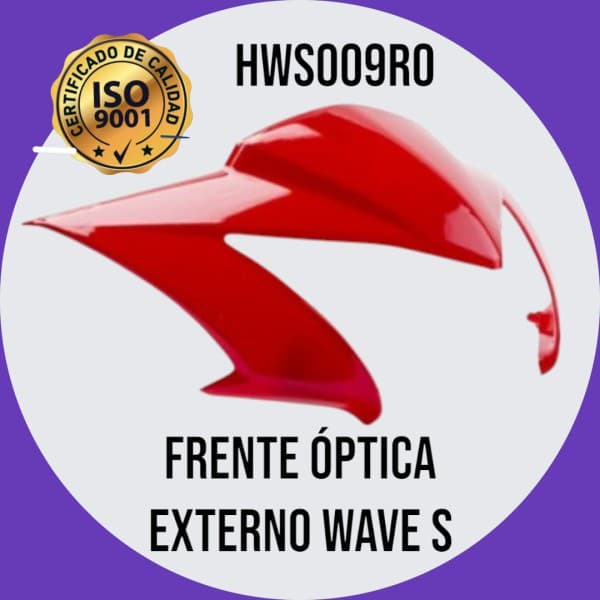 FRENTE OPTICA EXTERNA ROJO HD WAVE 110 S NITRO