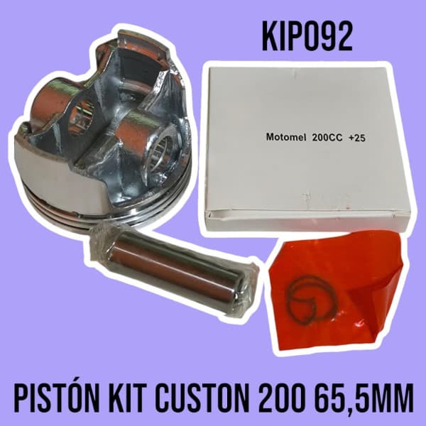 PISTON KIT CUSTOM 200 65,5mm 0,25 HADA