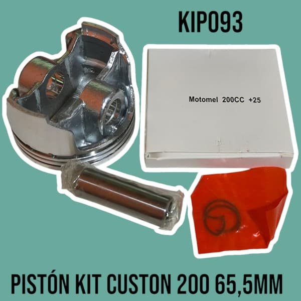 PISTON KIT CUSTOM 200 65,5mm 0,50 HADA