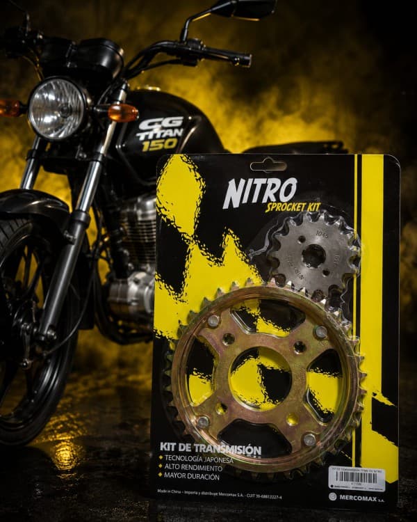 CORONA PIÑON TITAN CG 150 43 16 C/PROT NITRO