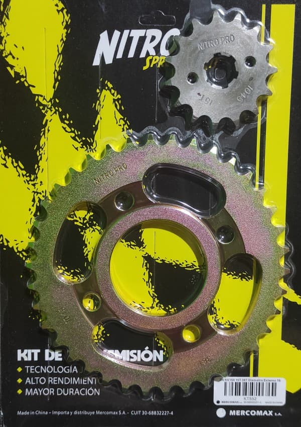 CORONA PIÑON NITRO - ZN RX 150 APPIA 15T 38T