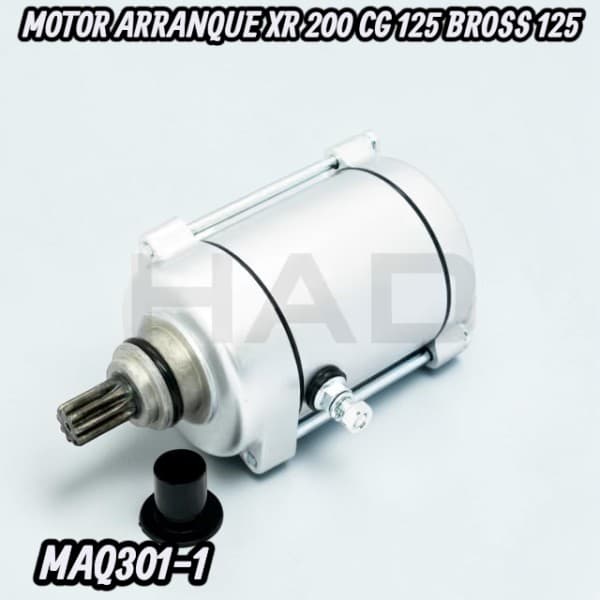 MOTOR ARRANQUE XR 200 CG 125 BROSS 125 9T HADA