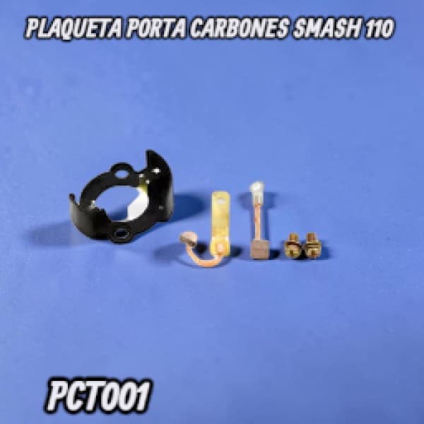 PLAQUETA PORTA CARBONES SMASH 110 HADA