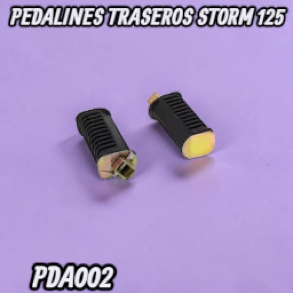 PEDALINES TRASEROS STORM 125 (JGO) HADA