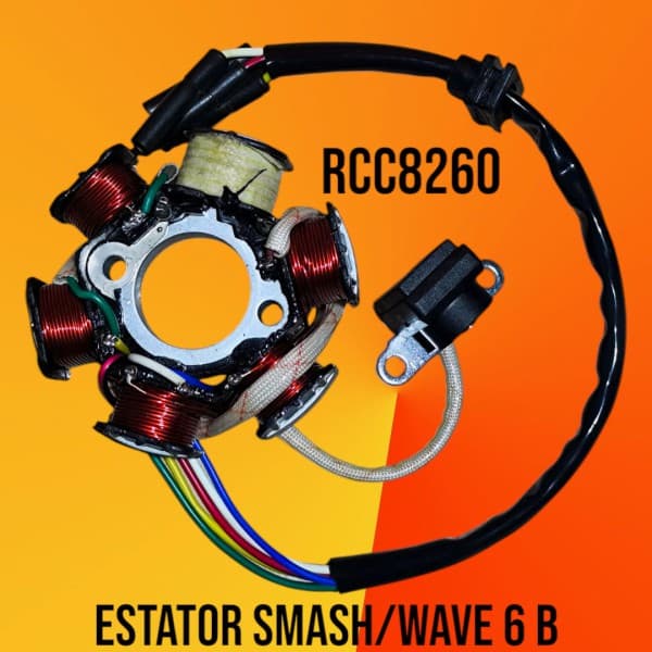 ESTATOR 6 BOBINAS H WAVE/SMASH - SPARTA