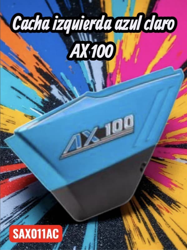 CACHA IZQUIERDA AZUL CLARO AX 100 NITRO