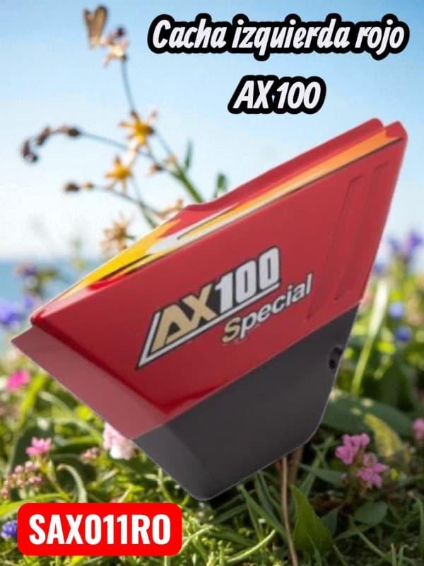 CACHA IZQUIERDA ROJO SZ AX 100 NITRO
