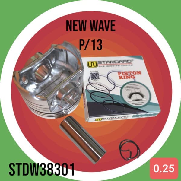 PISTON KIT NEW WAVE 025 W STD