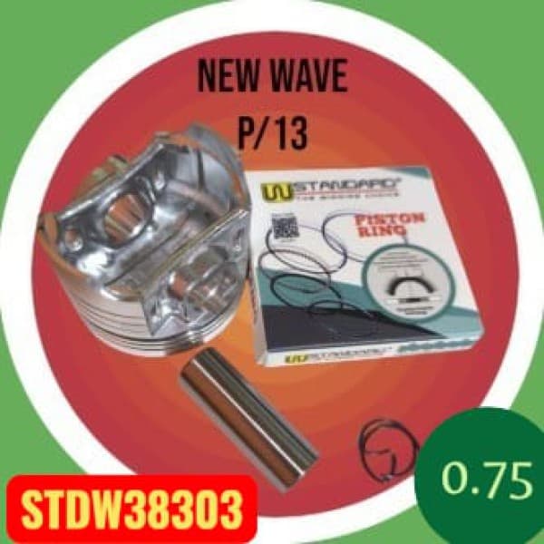 PISTON KIT NEW WAVE 075 (Per.13)W STD