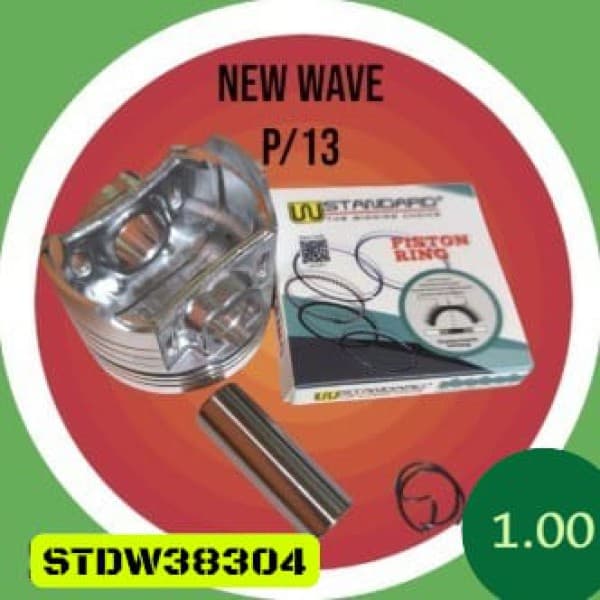 PISTON KIT NEW WAVE 100 (Per.13)W STD