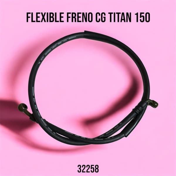 FLEXIBLE FRENO HONDA CG TITAN 150 THE-ORANGE